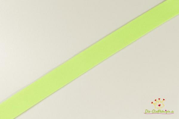 Gummiband neon gelb Breite 2,5 cm